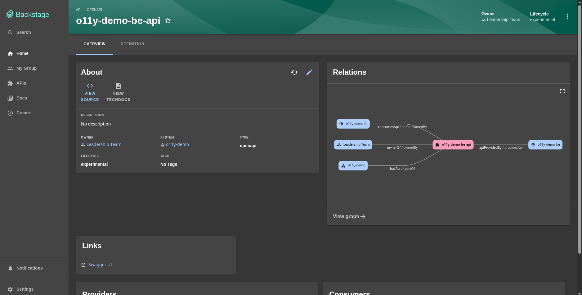 Developer Portal & Central Documentation — gallery screenshot