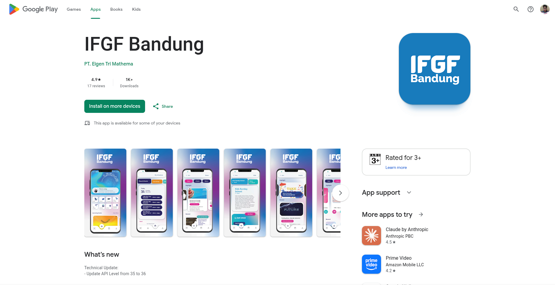 IFGF Apps — gallery screenshot