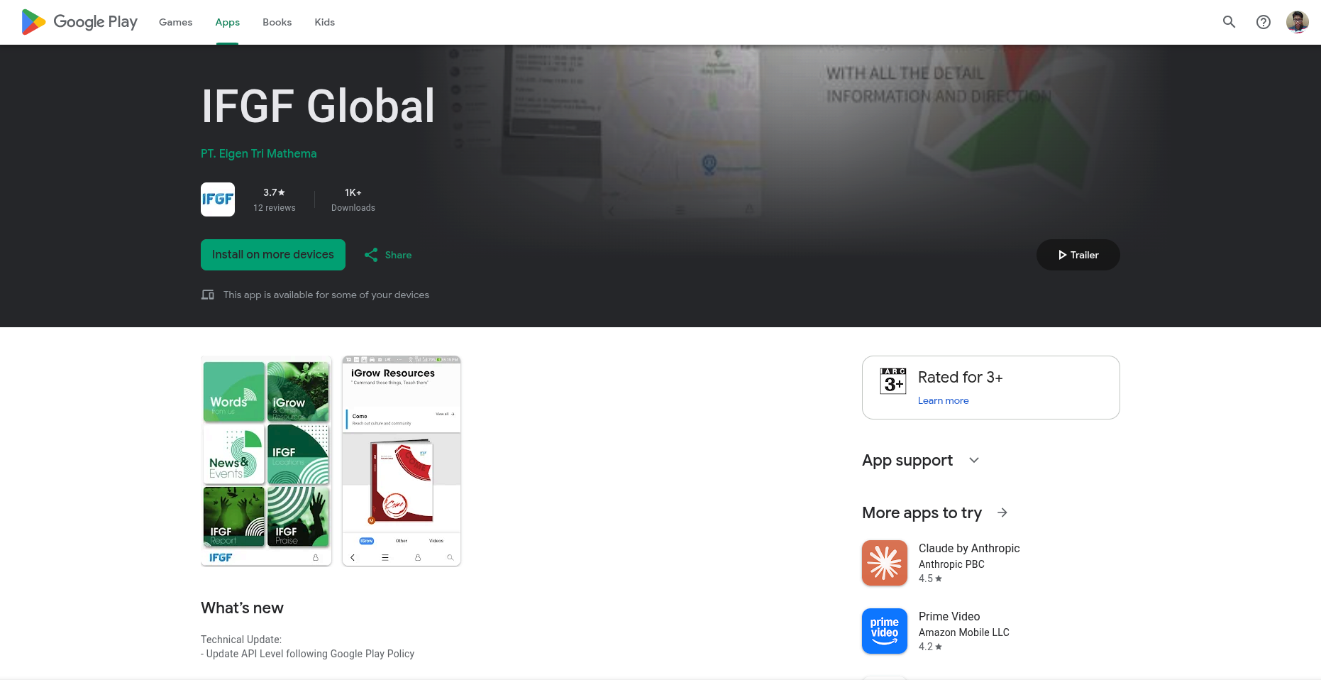IFGF Apps — Mobile & Web