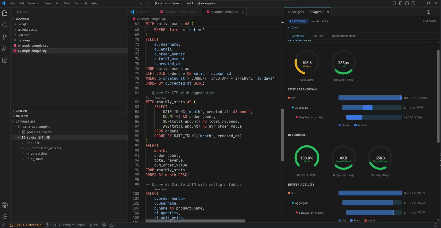 SQLGTX — Personal Project
