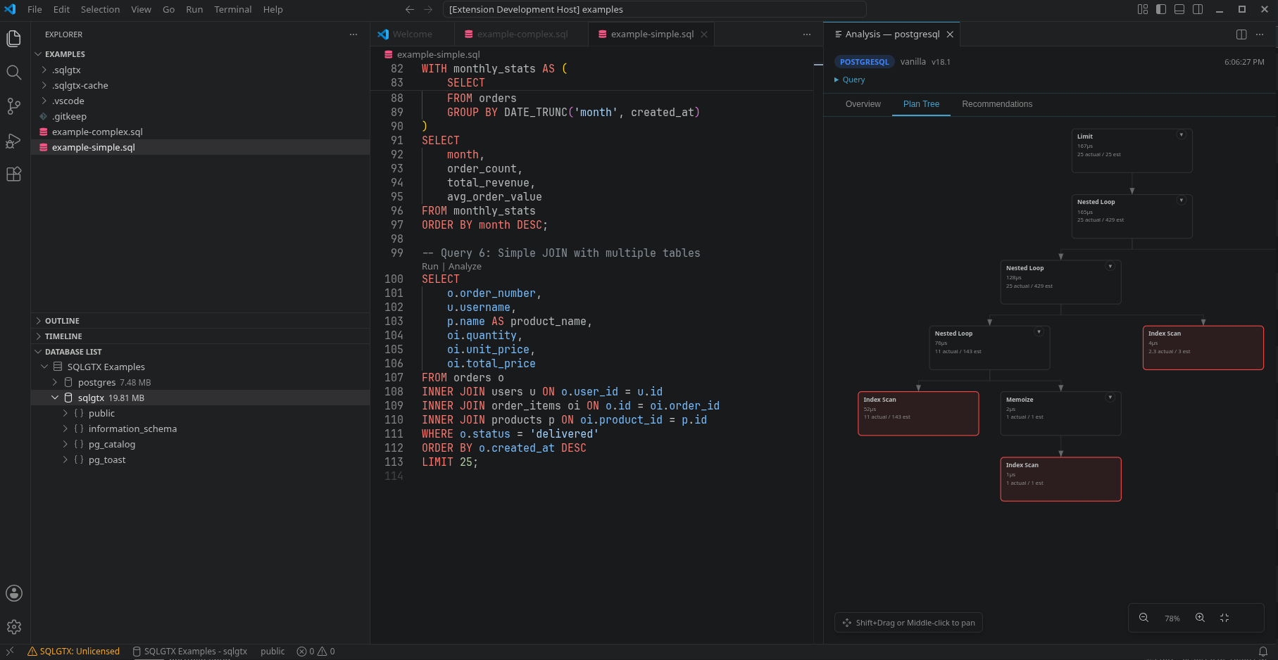 SQLGTX — gallery screenshot