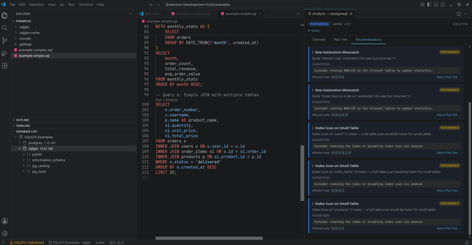 SQLGTX — gallery screenshot