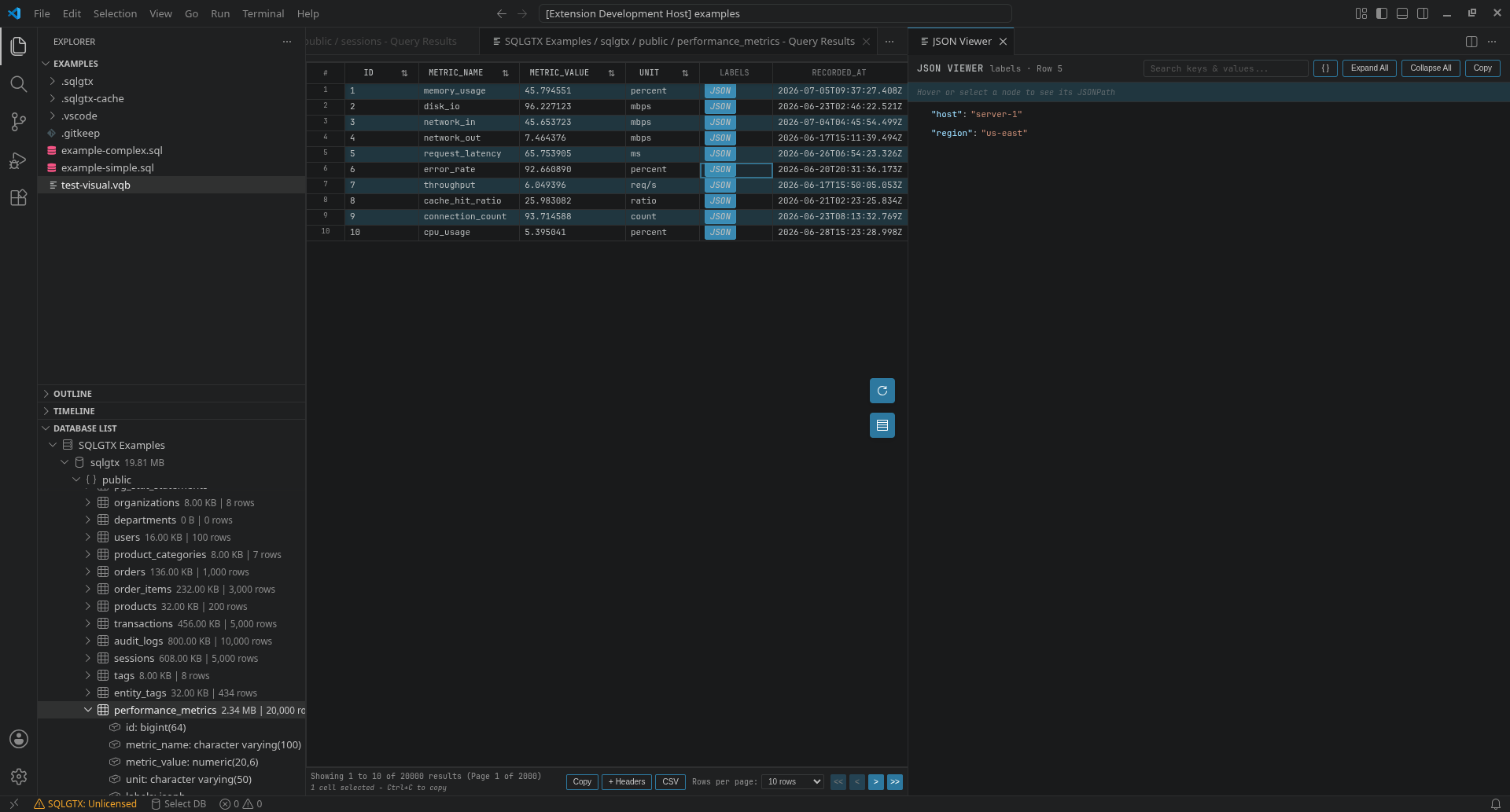 SQLGTX — gallery screenshot