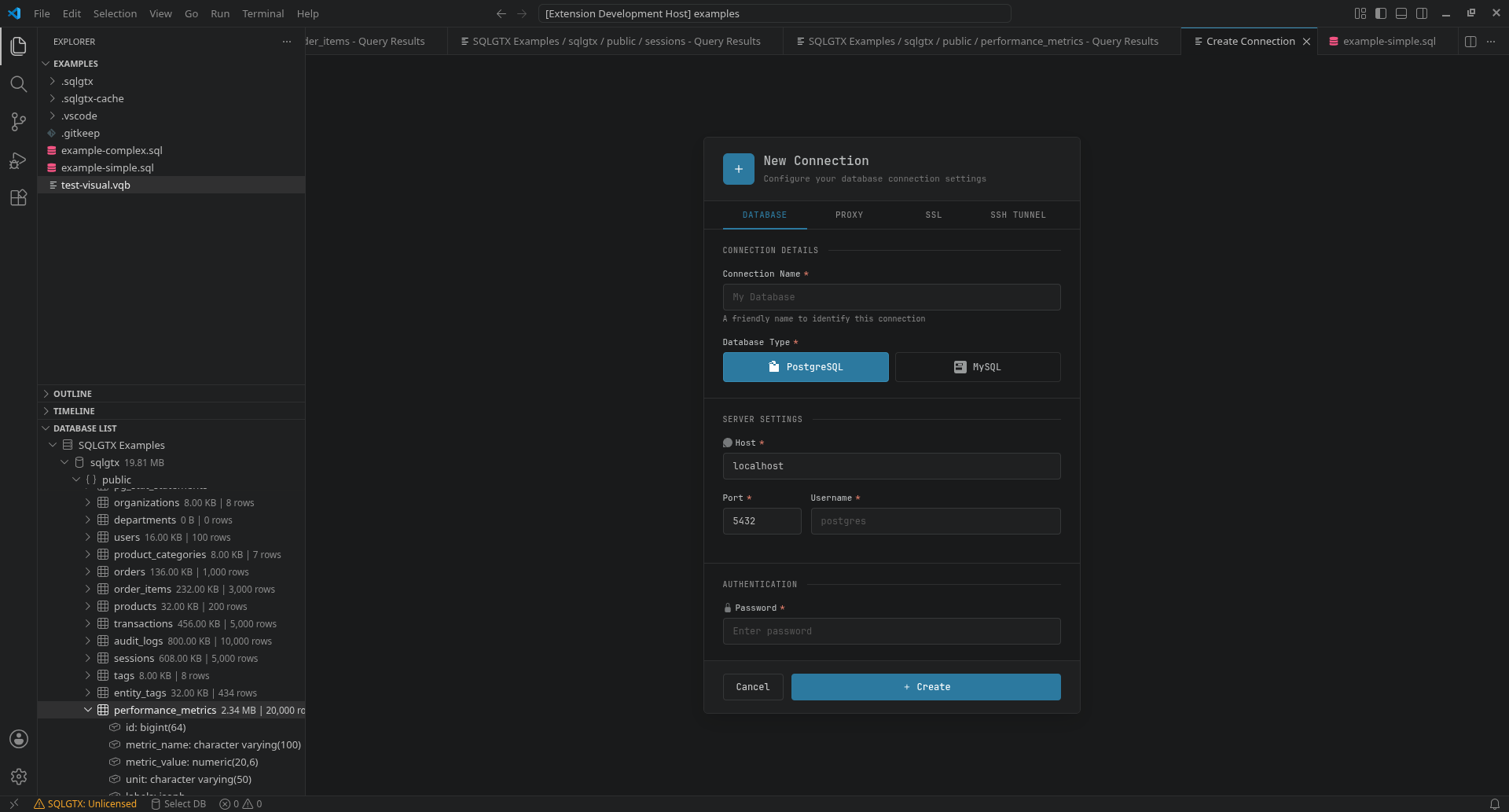 SQLGTX — gallery screenshot